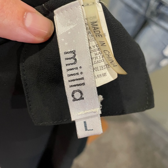 Miilla/ size large long black hooded cardigan - Picture 5 of 5